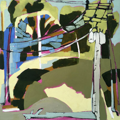 Trees & Wires VI by Erin McGee Ferrell - Wrapped Canvas Painting