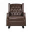 Chaise berçante à oreilles capitonnée-2046092472