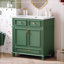 Meuble-lavabo 30 po sans comptoir, armoire de rangement en bois massif
