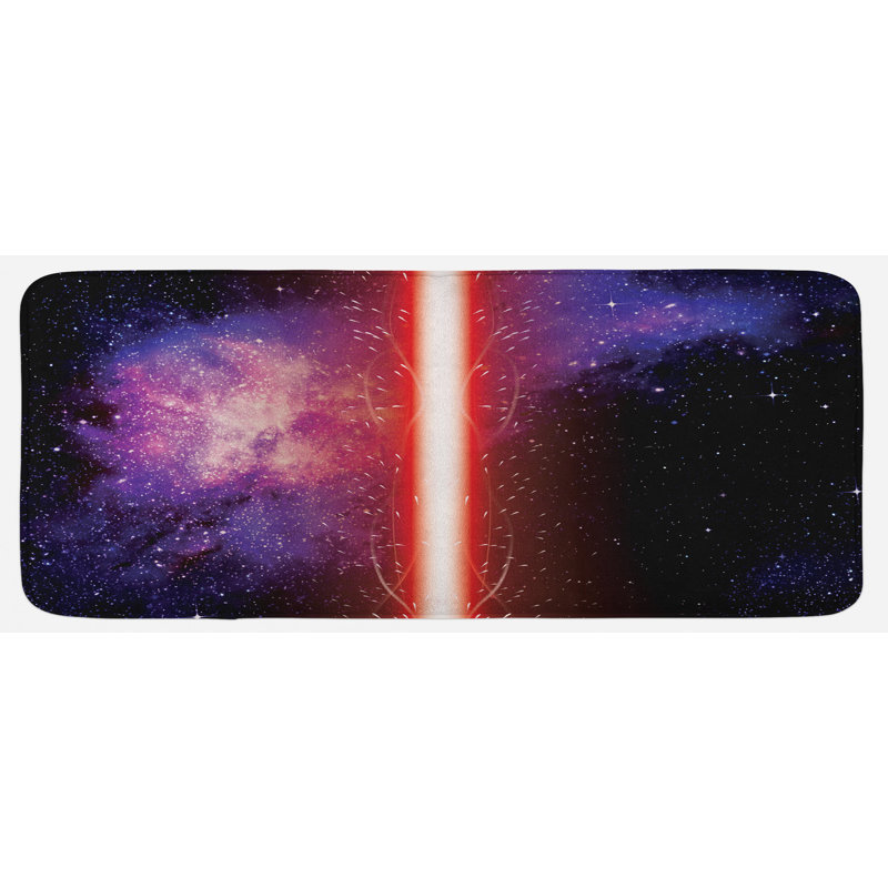 Tapis de cuisine galaxy