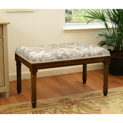 Billiot Linen Blend Upholstered Bench