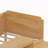 Wooden Twin Size Daybed with Storage Shelves Multi-functional Bed with Study Desk and Matching Stool-99976478