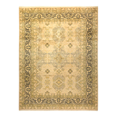 Keenan One-of-a-Kind 9' 2" X 11' 10" 2000s Wool Area Rug in Ivory