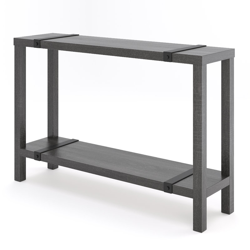 Celest 46.1'' Console Table, Weathered Gray