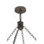 54"W Cilindro Circle X Textrene Pendant