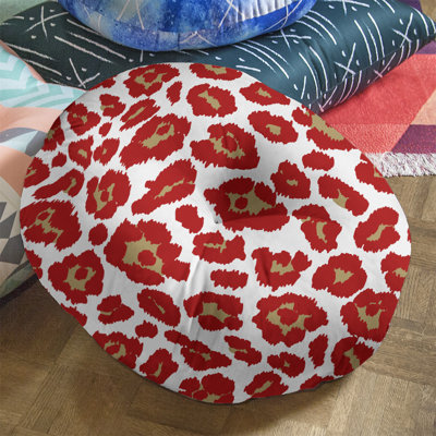 Housse et insert de coussin touffeté rond