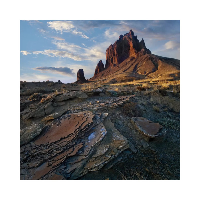 Shiprock, The Basalt Core Of An Extinct Volcano by Tim Fitzharris - Wrapped Canvas Print, 66.04 cm H x 66.04 cm W x 1.91 cm D
