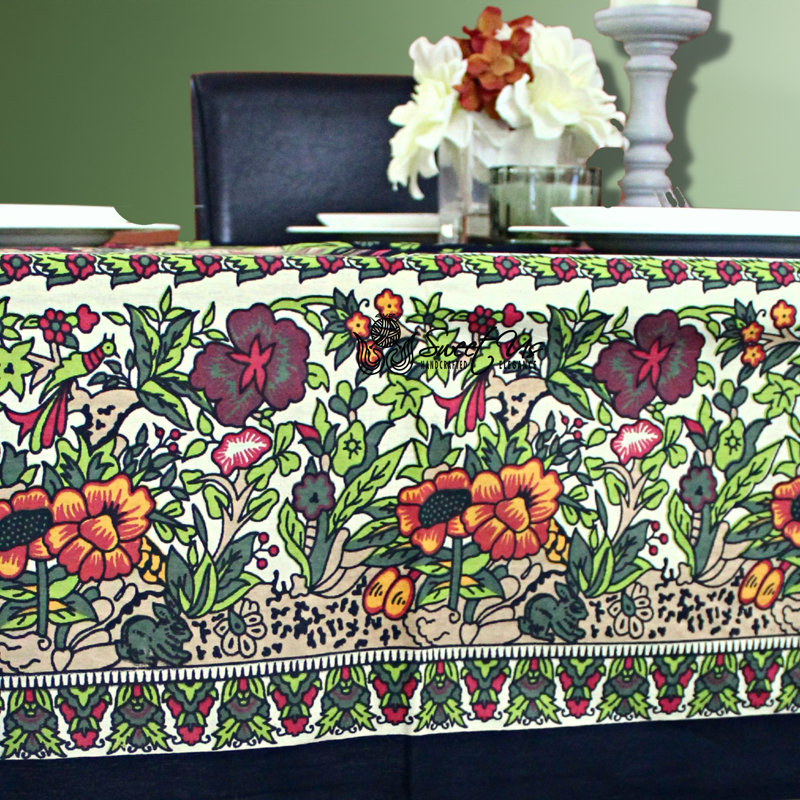 Nappe faite main en coton