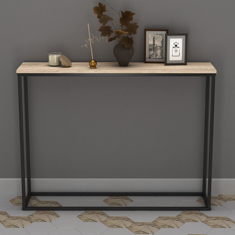 Advaita 100cm Console Table, Antique Oak