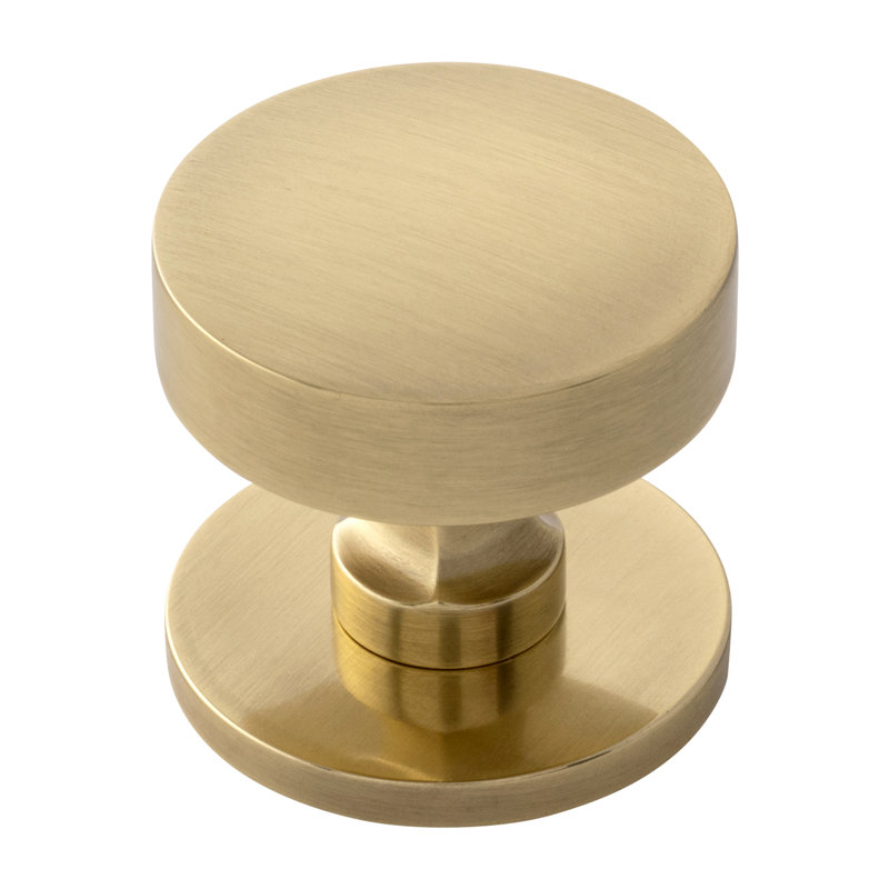 Parkview Collection Round Knob - Cabinet Knob - Transitional Hardware for Drawers & Cabinets, Antique Brass, 1-1/2"