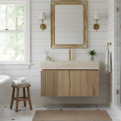 Meuble-lavabo 36 po avec tiroirs et lavabo