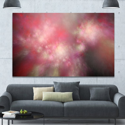 " Red Blur Sky With Stars "