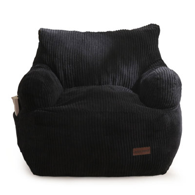 Fauteuil à billes pour enfants, fauteuil pour tout-petit avec rembourrage en mousse déchiquetée