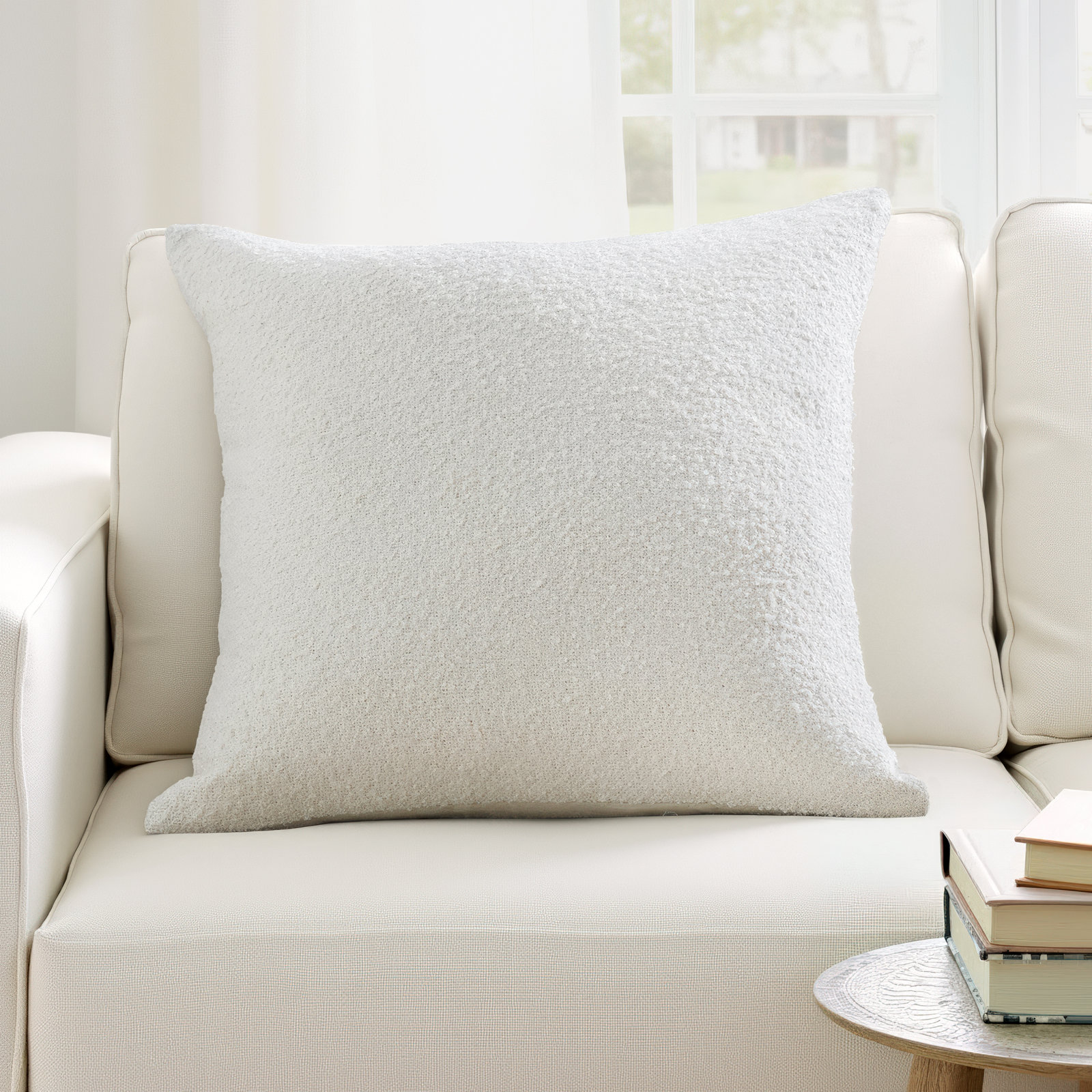 Ellender Accent Throw Pillow with Fill, 20" x 20", Down