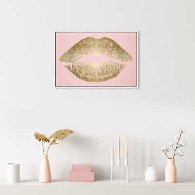 " Solid Kiss Blush And Gold "