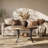 2 Tier Round Solid Wood Coffee Table With Storage, Rustic Brown
