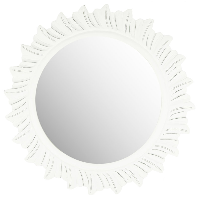 Miroir d'appoint Lizzie, Blanc
