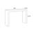 Minimalist style black console table-828602285