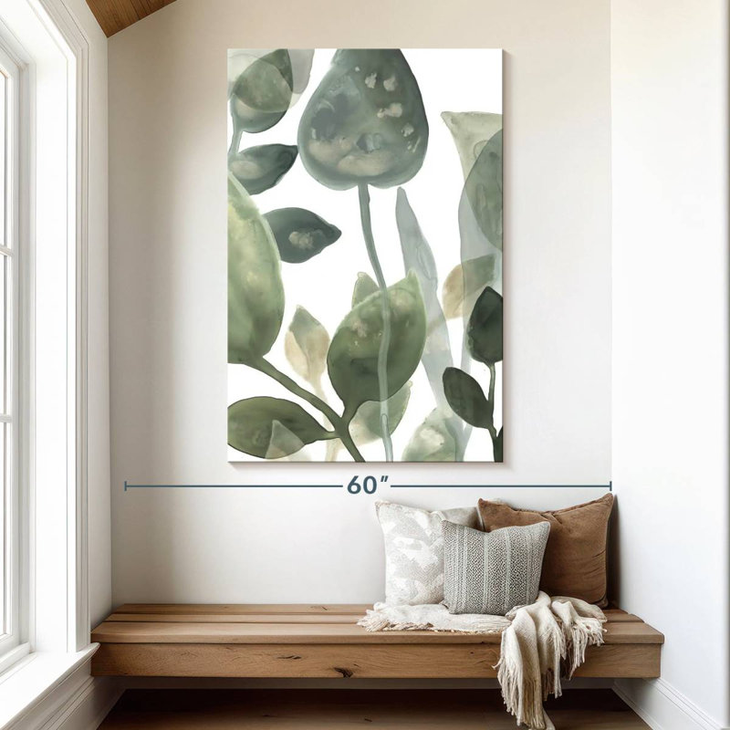 Harnek Water Leaves I, H 51 po x l 34 po