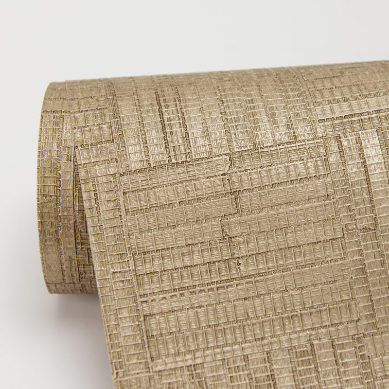 Rouleau de papier peint texturé L 27 pi x l 27 po Anatolio, Or