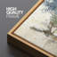 «Rustic Abstract Forest Landscape Extra Large», reproduction d'art sur toile encadrée-106766848-111696294