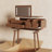 Makeup Vanity with Flip Top Mirror Lights & Drawers, 3 Lighting Modes Adjustable Brightness, Small Vanity Table for Bedroom Living Room-1992840068