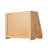 Double Layer Bread Box for Kitchen Counter Bamboo Storage Container Natural