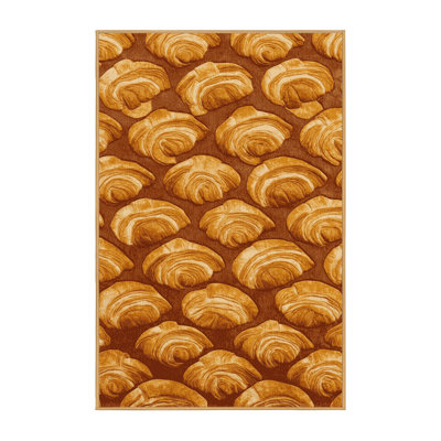  Tapis lavable Croissant Desserts