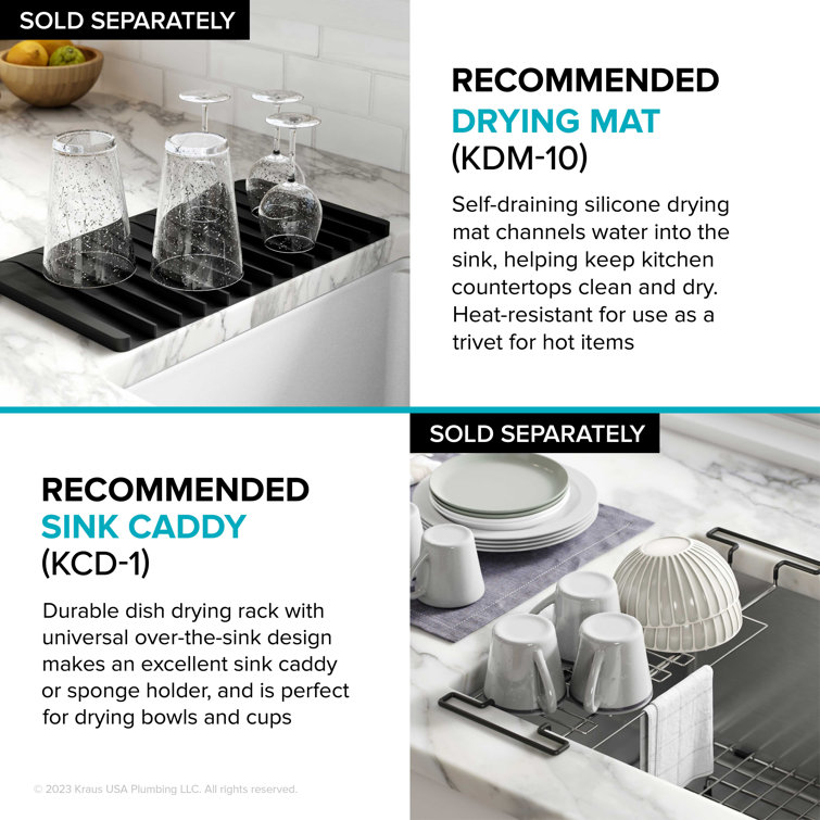 KRAUS Kore™ 36 L Undermount Workstation 16 Gauge Stainless Steel Single  Bowl Kitchen Sink with Accessories & Reviews