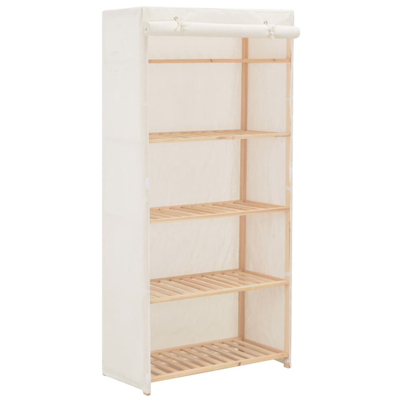 1 Door Wardrobe, White