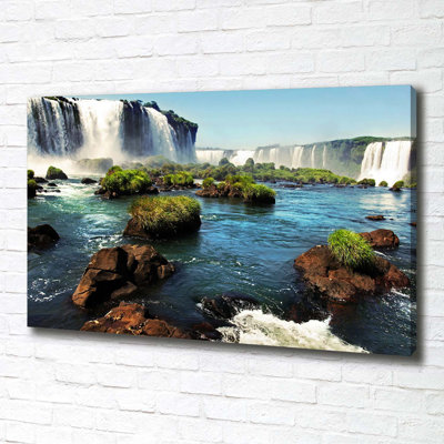 Waterfall Igaz - Wrapped Canvas Print
