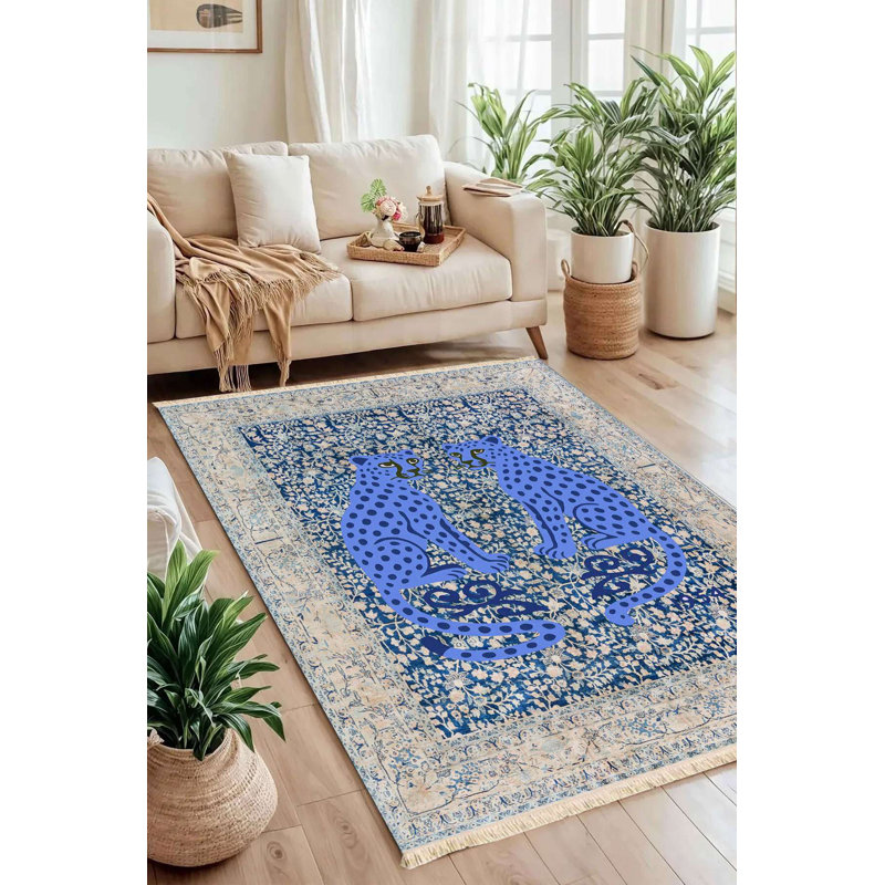 Tapis traditionnel léopard Majestic