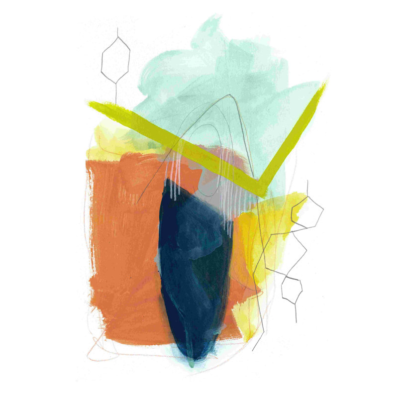 " Fringe Aspect II " by June Erica Vess, 18" H x 12" W
