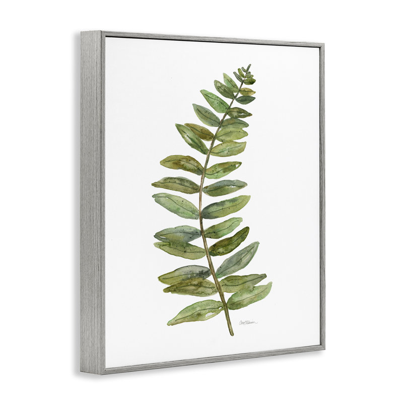 Art de giclée encadrée de fougère courbée, design par Carol Robinson, Estampe numérique Farmhouse, H 30 po x l 24 po