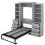 Lit escamotable avec rangement Josa-221486962