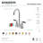 Kingston Brass Kaiser Two-Handle 2-Hole Deck Mount Bar Faucet-87538895