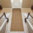 Runner Rug Hallway Non Slip Rubber Back Custom Size As Carpet Doormat Throw Rug Dark Beige-1449100131
