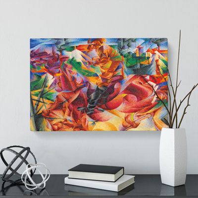 Elasticity by Umberto Boccioni - Wrapped Canvas Painting