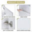 Ensemble de meuble-lavabo mural simple 18 po avec une porte et un plateau en résine blanche Argylle (assemblé)-365600690