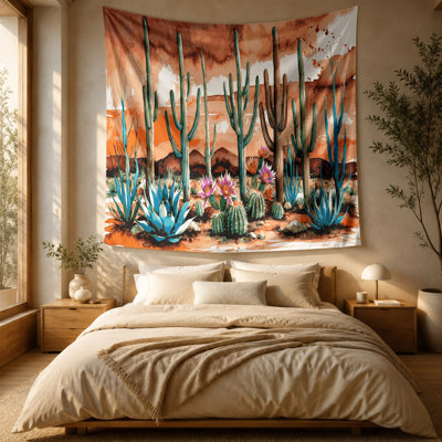 Tapisserie murale «Southwestern», Desert Flora 100