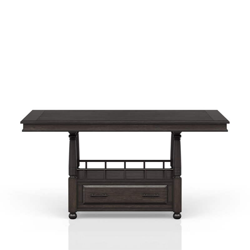 Deep Coffee Counter Height Dining Table