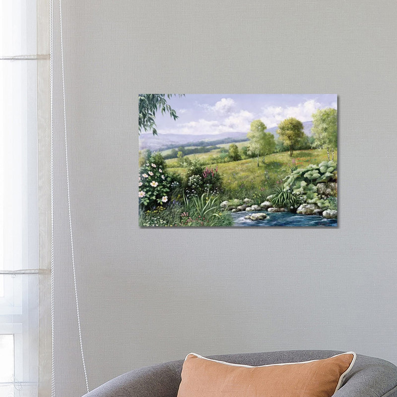Summer Time by Peter Motz - Wrapped Canvas Painting, 66.04 cm H x 45.72 cm W x 1.91 cm D