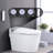 Ceramic Smart Toilet, Night , Blackout Flush, Side Knob Flush. 15.86In Width, 30.9In Package Depth Self-Cleaning Nozzle Warm Air Dry, . White Ceramic, 27.33In Deep,