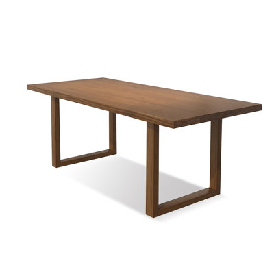 Brown Rectangular Solid Dining Table For Dining Room/Kitchen