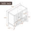 Base de meuble-lavabo simple 35,04 po seulement-101825111