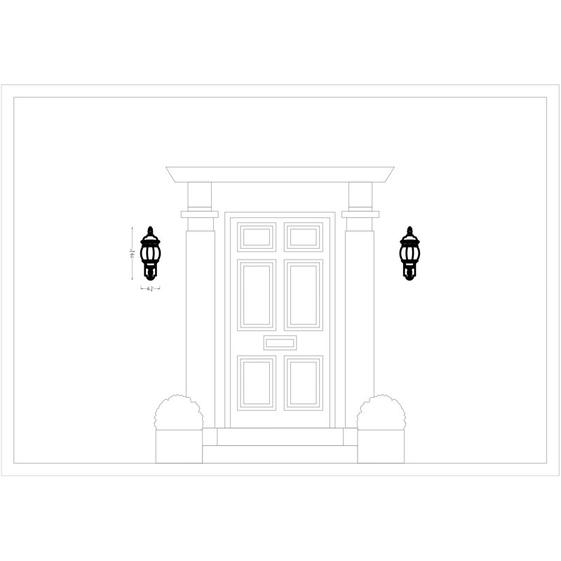 Winfield Wall Light, Black