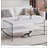 Double rectangular coffee table. The board surface is MDF, with white stickers