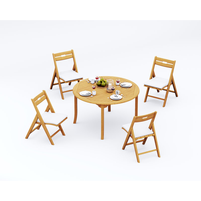 Ensemble de table d'extérieur rond L 52 po Bormann, 4