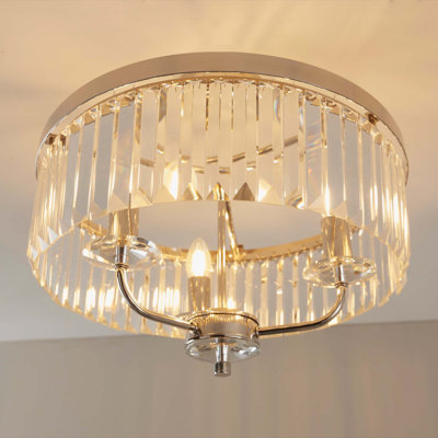 Bothell Glass Semi Flush Mount