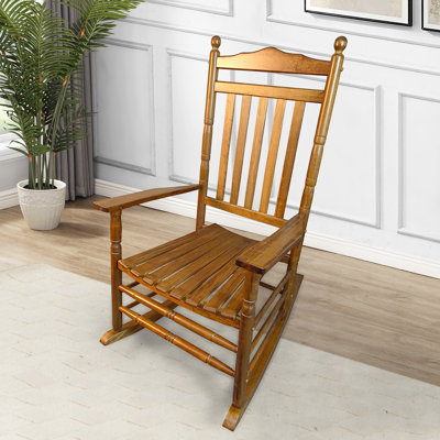 Fauteuil à bascule en chêne Balcony Porche